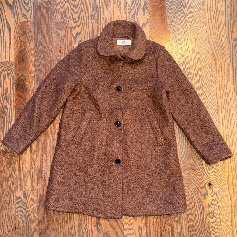 H&M Chocolate Pea Coat